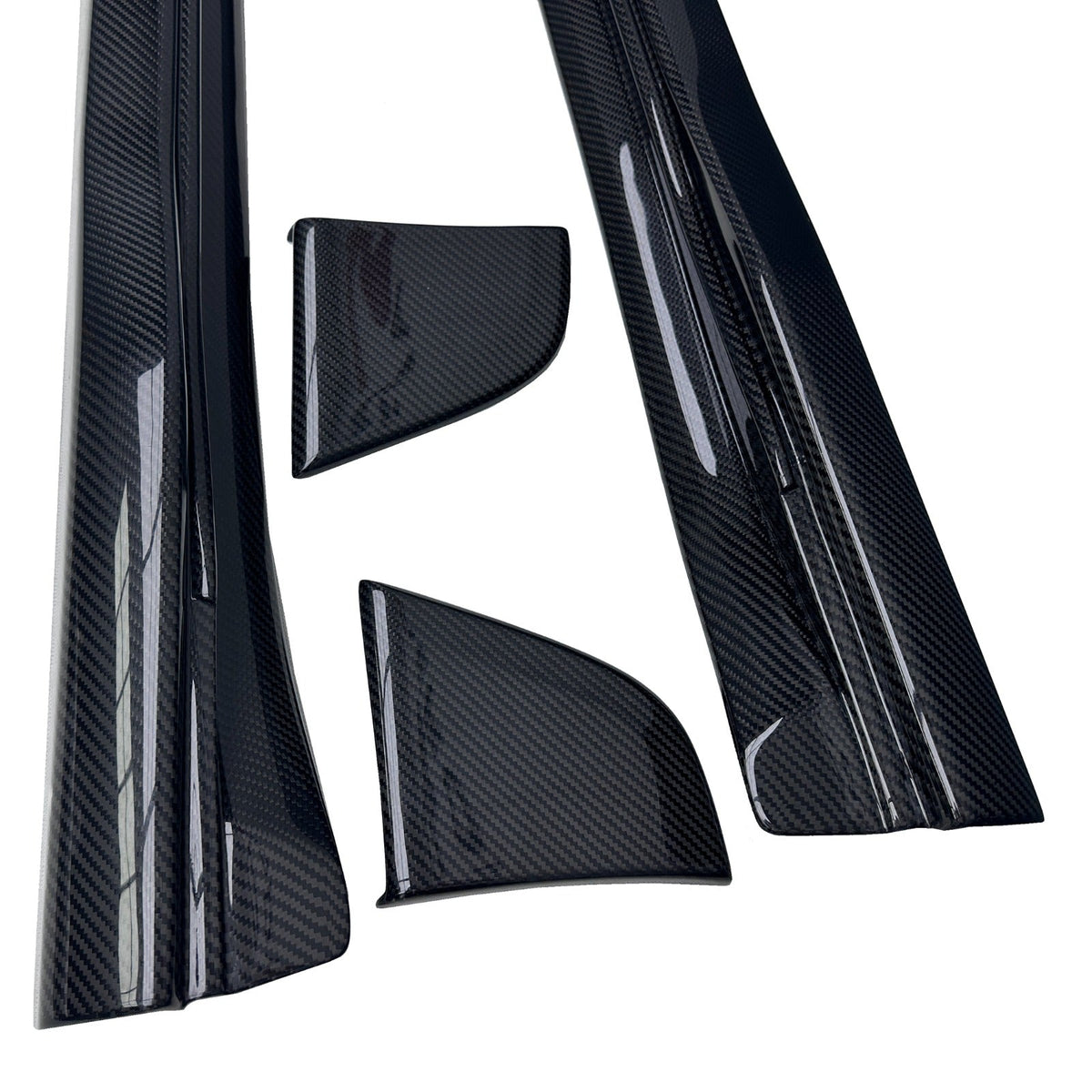 Dry Carbon Fiber Side Skirts w/ Winglets - Porsche 911 992 Turbo S 2020+