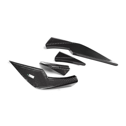 VR Style Carbon Fiber Front Canards - BMW G80 M3 & G82 / G83 M4