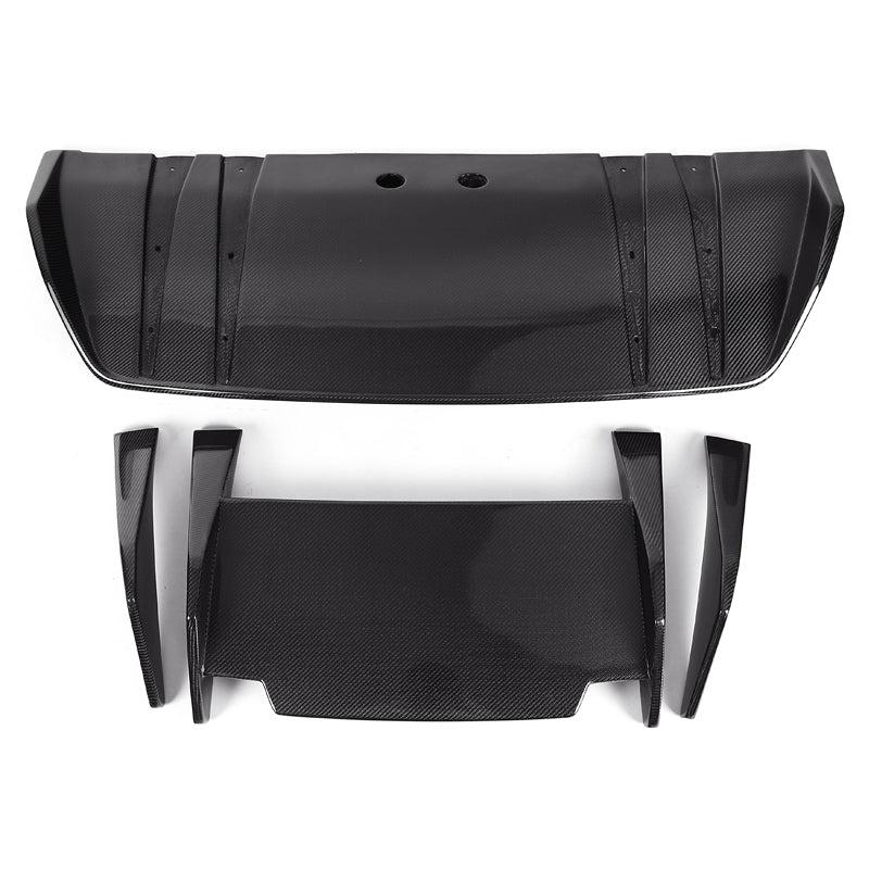 VR Style Carbon Fiber Rear Diffuser - Audi R8 V10 Type 4S