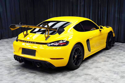 Full GT4 RS Style Dry Carbon Fiber Body Kit - Porsche 718 Cayman 2017-2024