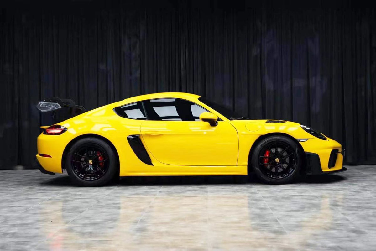 Full GT4 RS Style Dry Carbon Fiber Body Kit - Porsche 718 Cayman 2017-2024