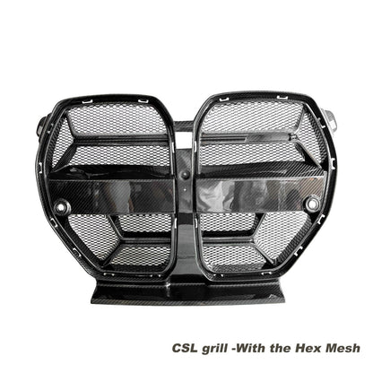 CSL Style Prepreg Carbon Fiber Front Grille – BMW M3 G80 & M4 G82/G83 (2021+)