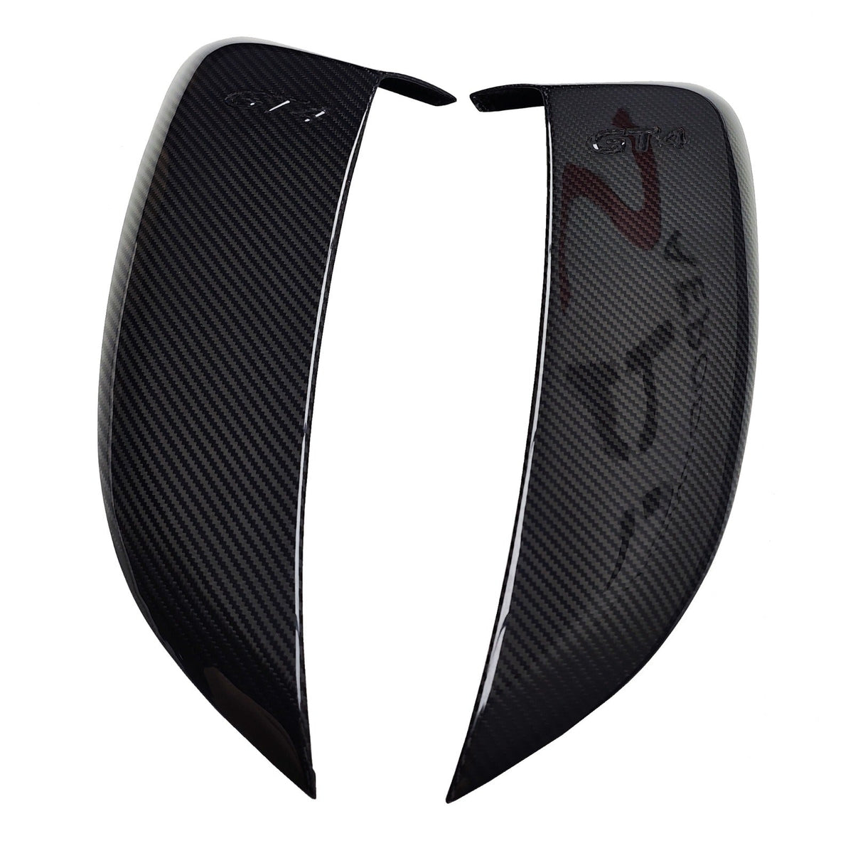 GT4 Style Dry Carbon Fiber Side Air Intake Vents - Porsche 718 Cayman Boxster 2016+