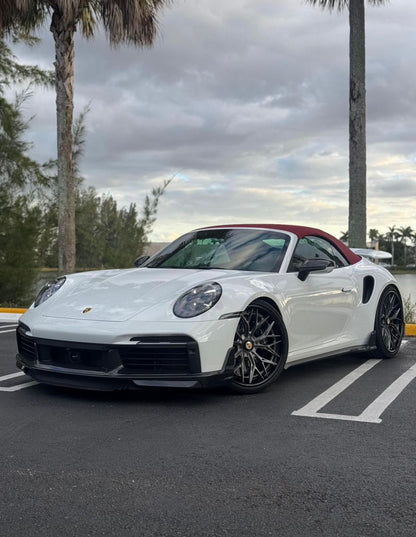 Prepreg Carbon Fiber Sporty Front Splitter Lip - Porsche 911 992 Turbo S 2019-2021