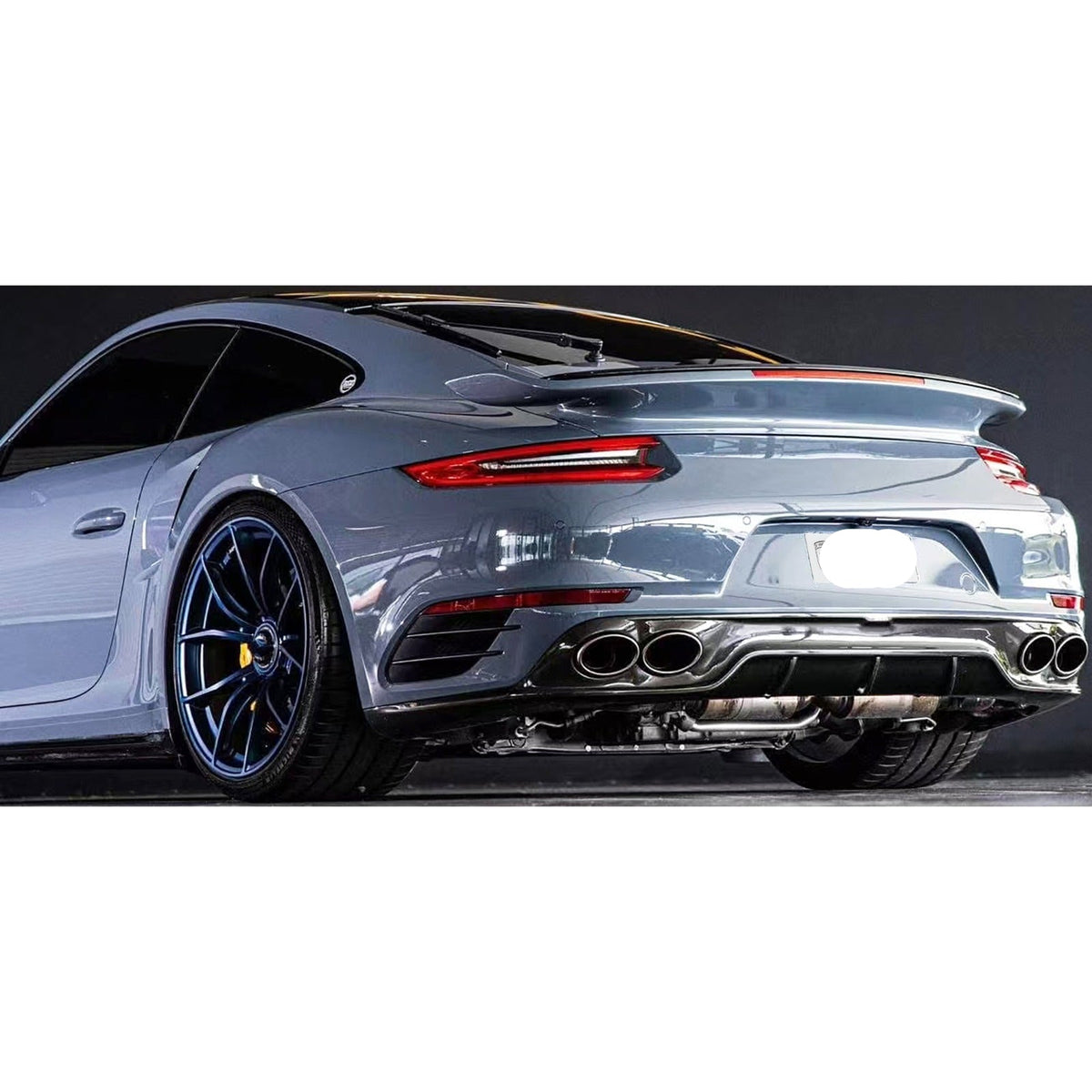 Carbon Fiber Rear Diffuser - Porsche 911 991.1 Turbo / Turbo S 2014-2016 & 991.2 Turbo / Turbo S 2017-2019