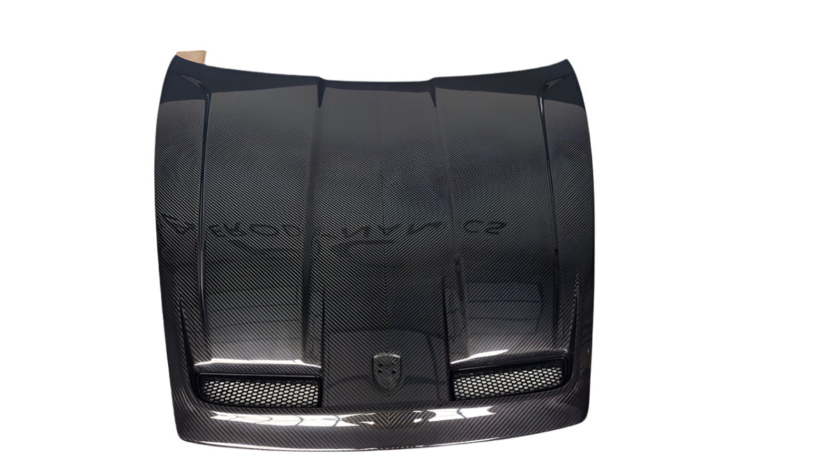 Prepreg Carbon Fiber TEC Style Front Hood Bonnet - Porsche 911 992 Carrera 2020-2024