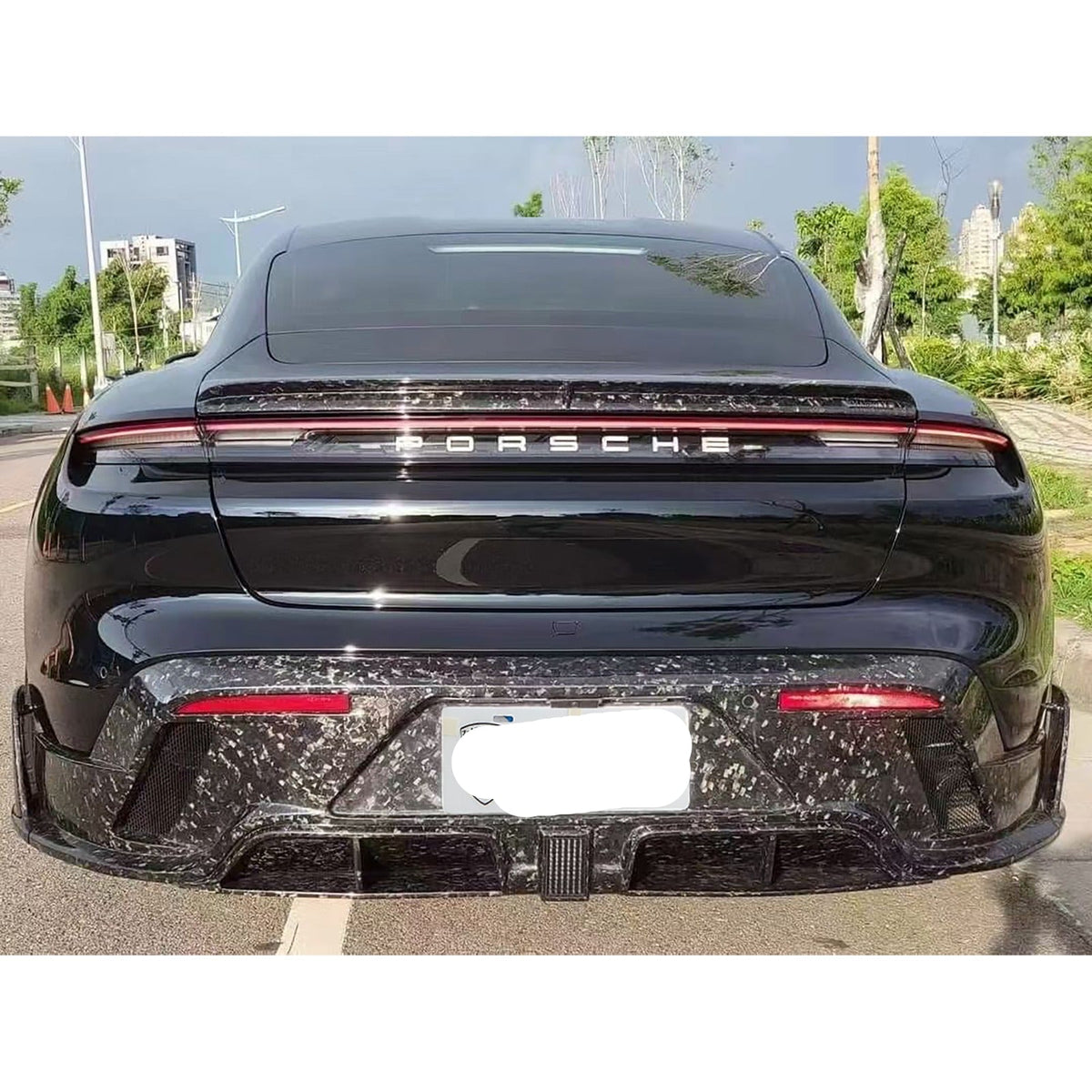 Carbon Fiber MS Style Aerodynamic Body Kit - Porsche Taycan J1 2018-2023