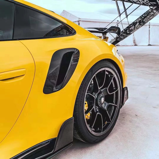 Dry Carbon Fiber TC Style Side Air Intake Covers - Porsche 911 992 Turbo S 2021-2024