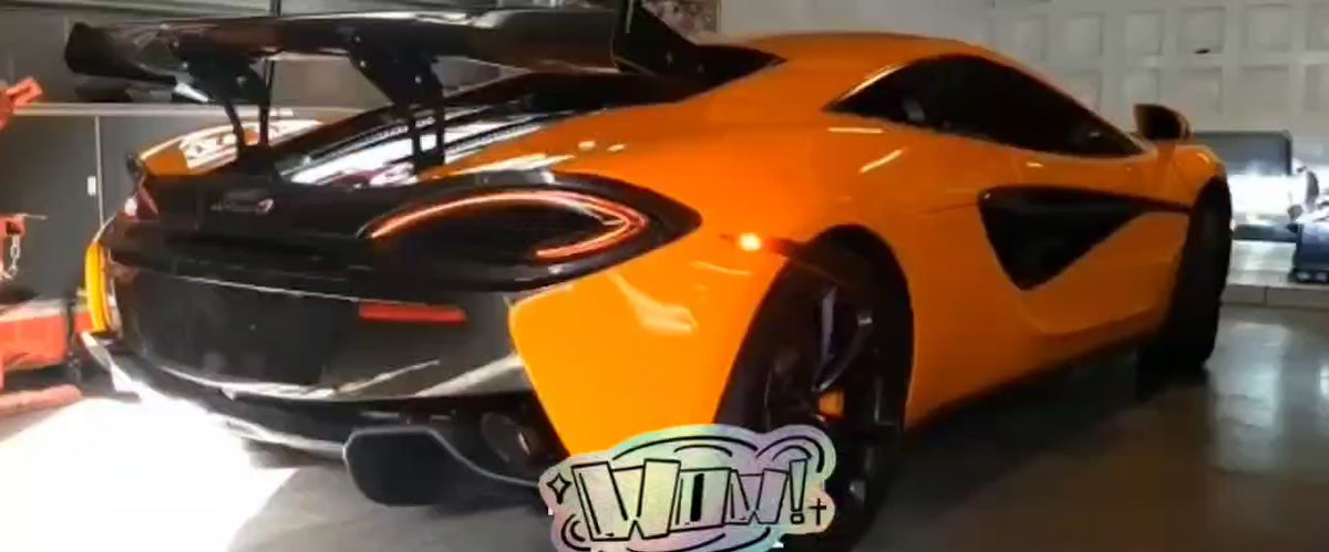 Titanium High Flow Performance Exhaust with Muffler - McLaren 570S