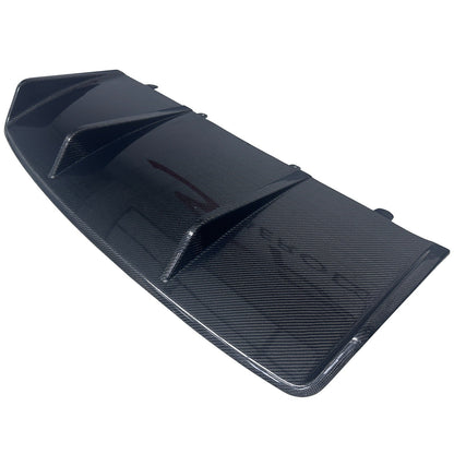 Carbon Fiber RZ Style Rear Diffuser - Porsche Taycan J1 2020-2023