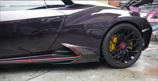 Carbon Fiber Side Skirt Rockers Set - Lamborghini Huracan STO