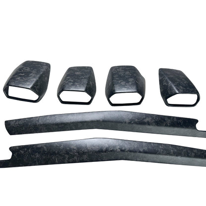 Carbon Fiber Interior Trims Replacement Set (10pc) - Lamborghini Huracan