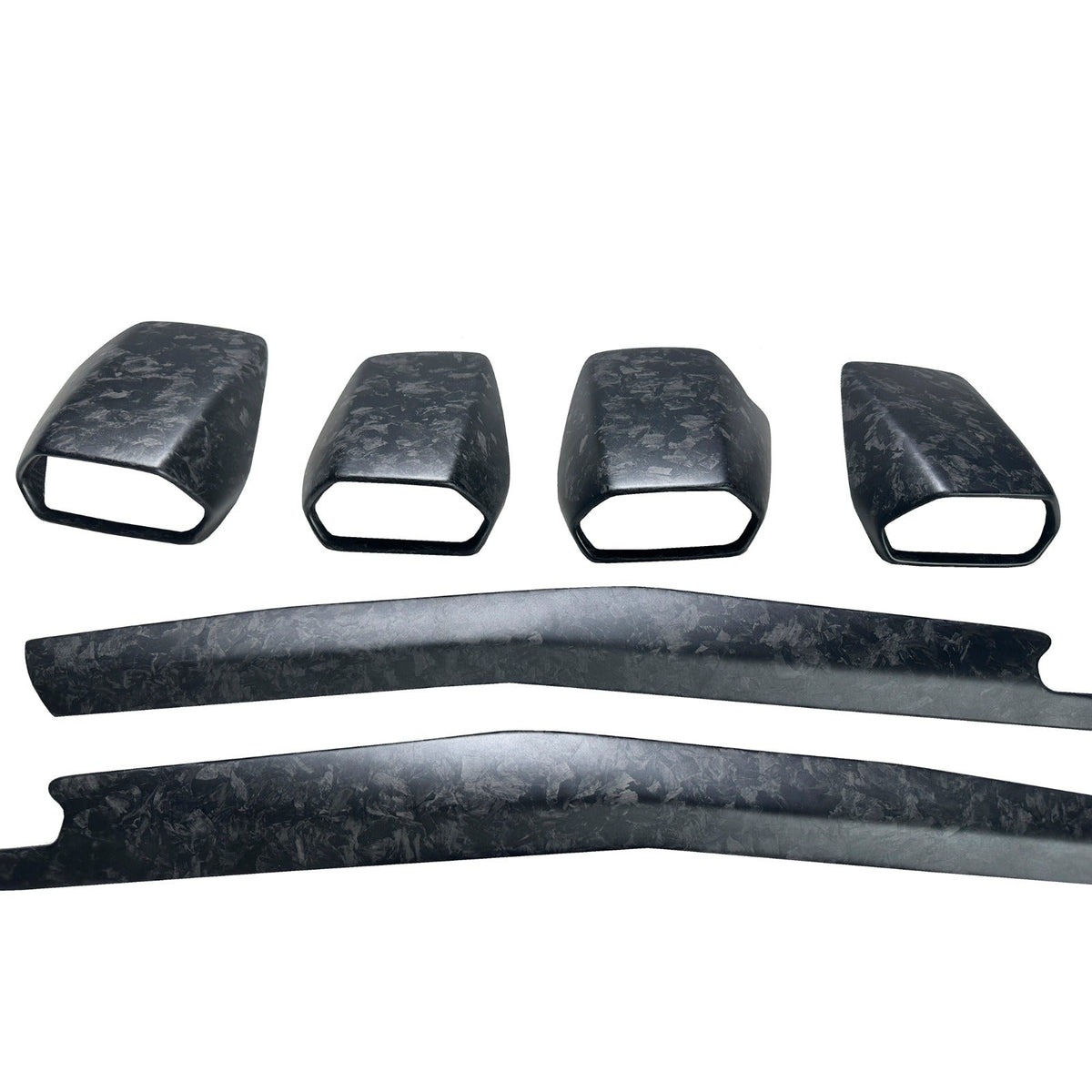 Dry Carbon Fiber Full complete Interior Trim Set V3 (16pc) - Lamborghini Huracan