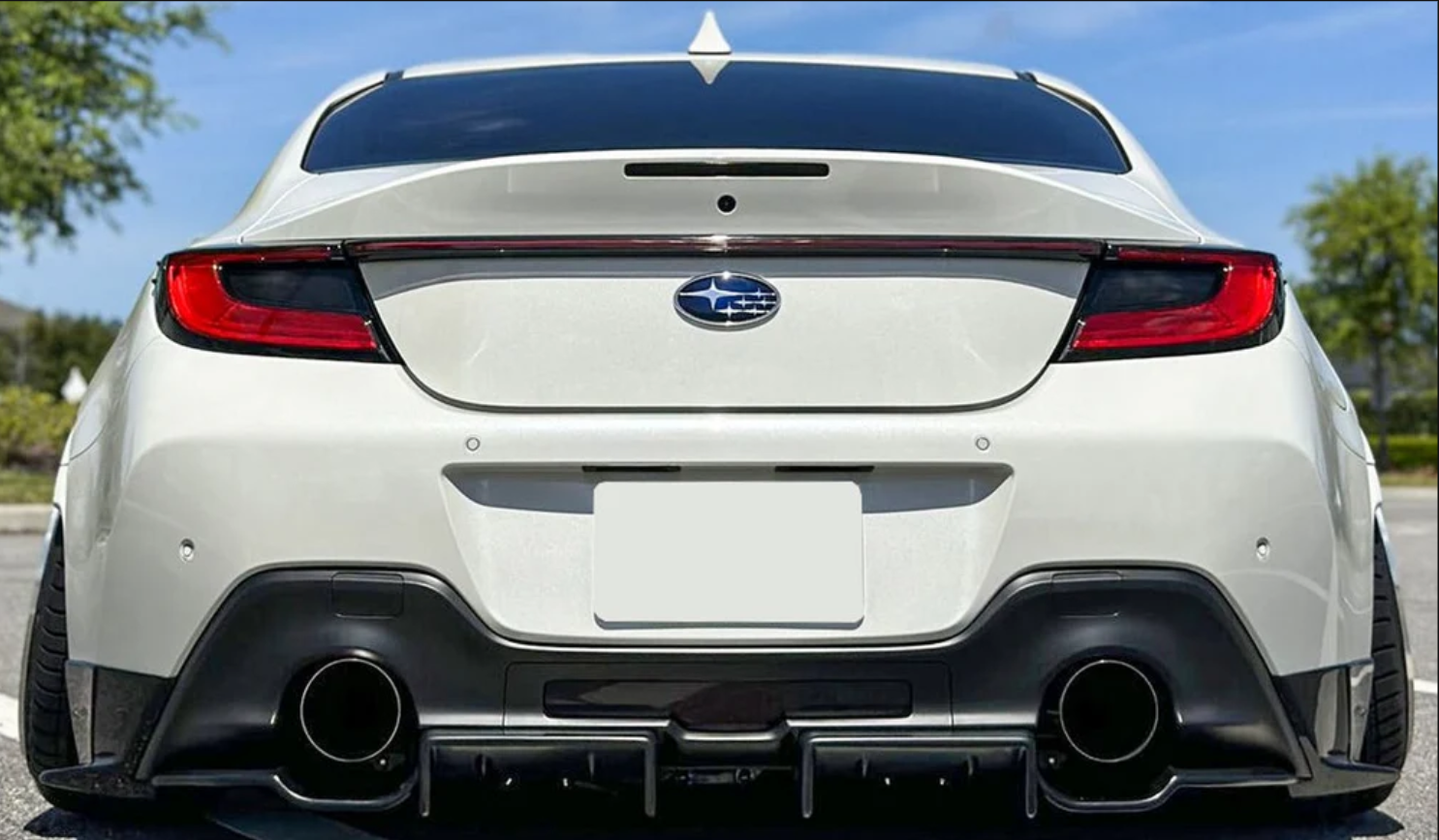 Polyurethane GT Style Rear Diffuser Extension- Toyota GR86 & Subaru BR ...