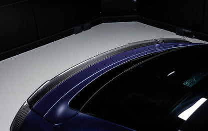 Dry Carbon Fiber Rear Ducktail Trunk Spoiler - Porsche Taycan 4S