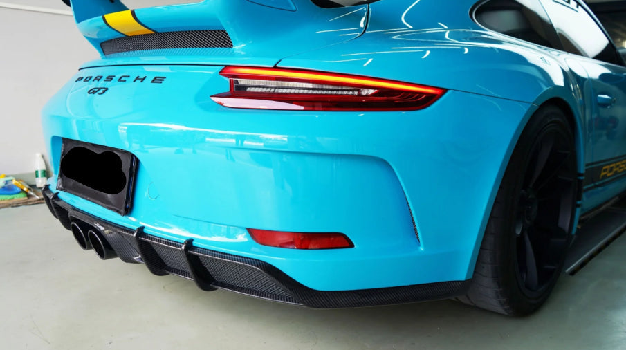 Carbon Fiber Karbel Rear Diffuser - Porsche 911 991.2 GT3 2018-2019