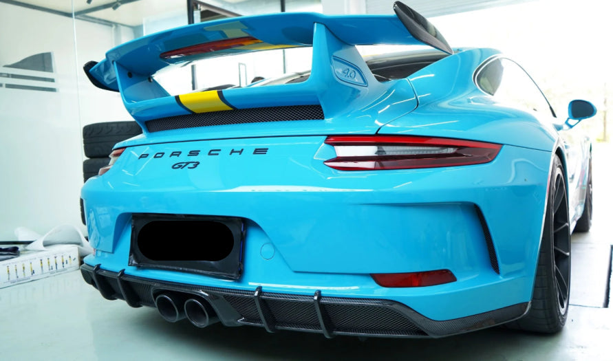Carbon Fiber Karbel Rear Diffuser - Porsche 911 991.2 GT3 2018-2019