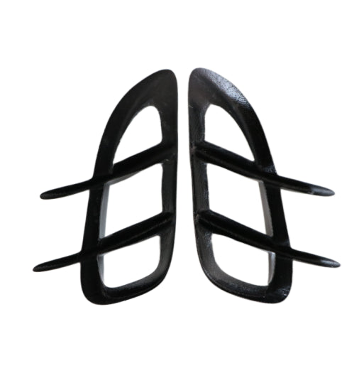 Carbon Fiber Side Air Vent Trim V2 - Porsche 981 Cayman / Boxster 2013-2016