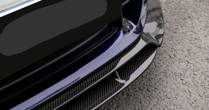 Dry Carbon Fiber Front Splitter Lip - Porsche 718 Cayman Boxster 982 2016-2023