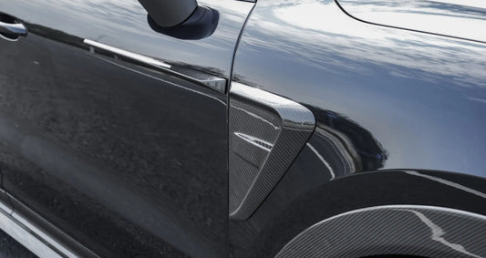 Paktechz Dry Carbon Fiber Front Fender Trims - Porsche Cayenne Coupe Turbo (2018-2024)