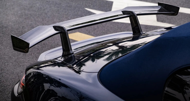 Prepreg Carbon Fiber Rear Wing - Porsche 718 Boxster 2016-2024