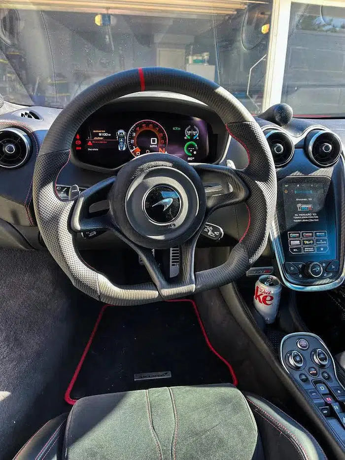 Full Custom Carbon Fiber Steering Wheel - McLaren 570S / 570GT / 600LT