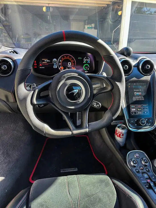 Full Custom Carbon Fiber Steering Wheel - McLaren 570S / 570GT / 600LT