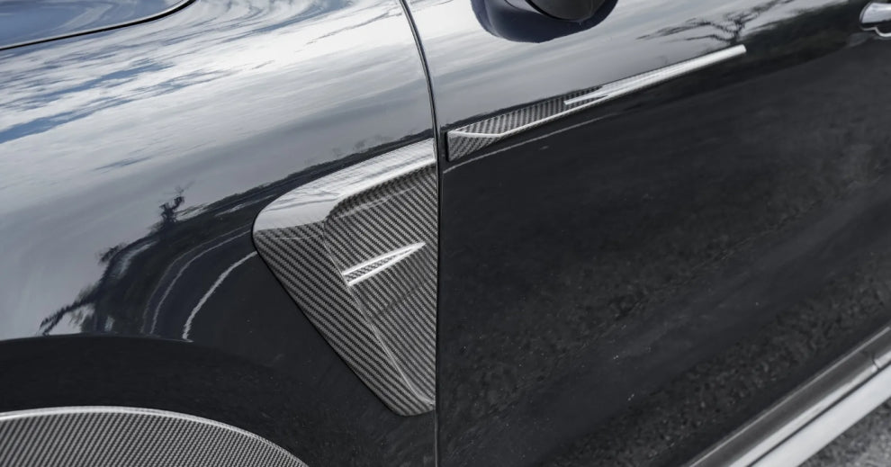 Paktechz Dry Carbon Fiber Front Fender Trims - Porsche Cayenne Coupe Turbo (2018-2024)