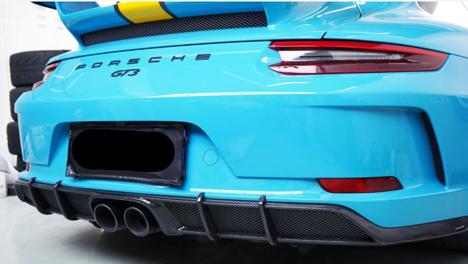 Carbon Fiber Karbel Rear Diffuser - Porsche 911 991.2 GT3 2018-2019
