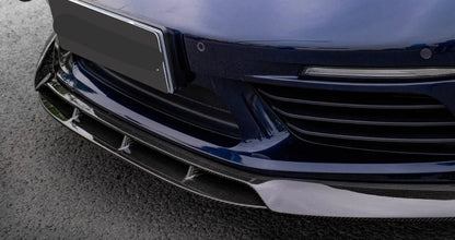 Dry Carbon Fiber Front Splitter Lip - Porsche 718 Cayman Boxster 982 2016-2023