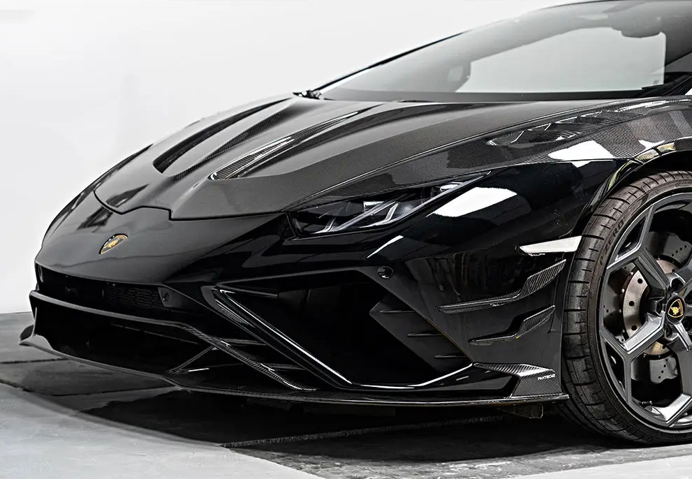 P-Style Carbon Fiber Front Lip Splitter - Lamborghini Huracan EVO