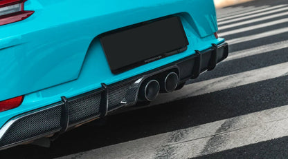 Carbon Fiber Karbel Rear Diffuser - Porsche 911 991.2 GT3 2018-2019