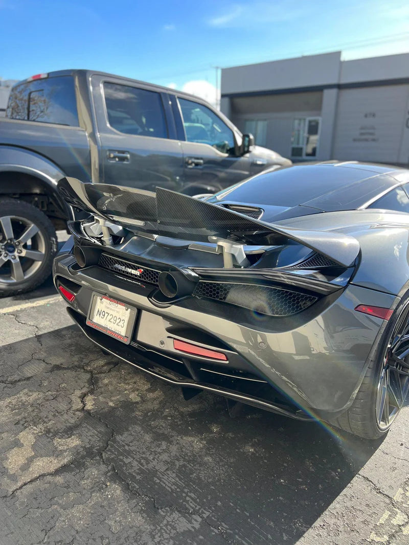 765LT Style Dry Carbon Fiber Rear Wing Spoiler - McLaren 720S