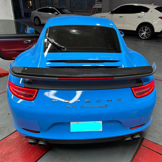 Dry Carbon Fiber / PP Rear Trunk Wing - Porsche 911 991.1 Turbo S 2012-2015