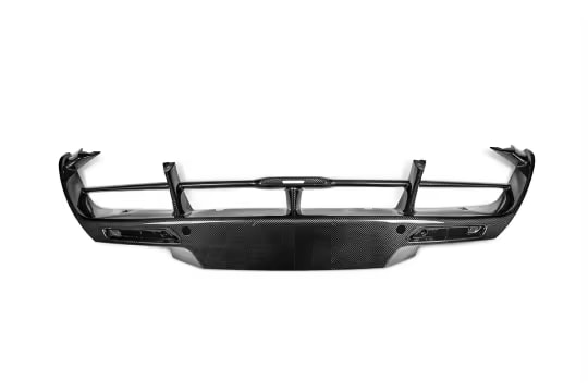 OEM Style Carbon Fiber Upper Rear Bumper Trim & Diffuser - McLaren 720S