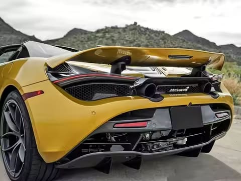 OEM Style Carbon Fiber Upper Rear Bumper Trim & Diffuser - McLaren 720S