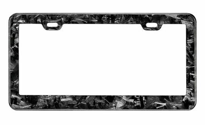 Colored Forged Carbon Fiber Universal License Plate Frame