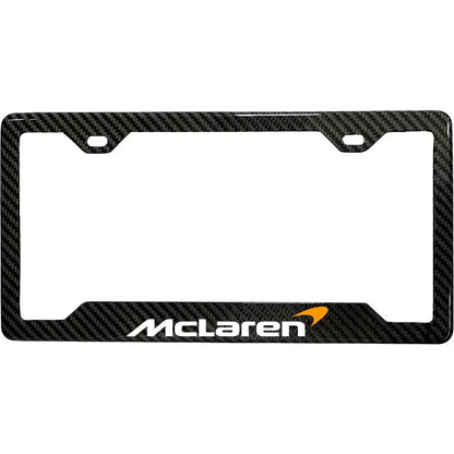 McLaren Carbon Fiber License Plate Frame