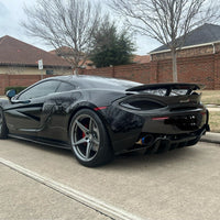 600LT Style Dry Carbon Fiber Rear Spoiler - McLaren 570S