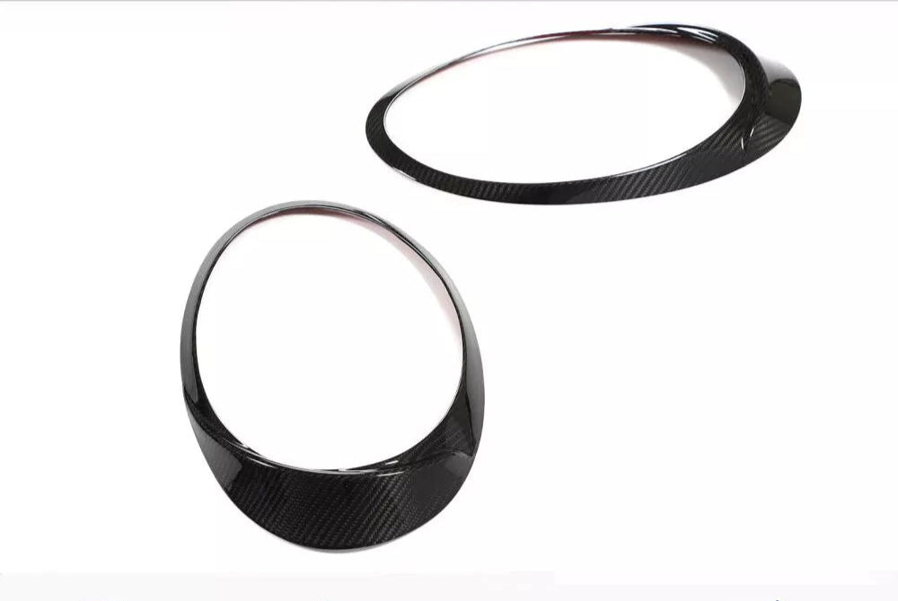 Carbon Fiber Headlight Surround Covers - Porsche 911 992 2019-2022