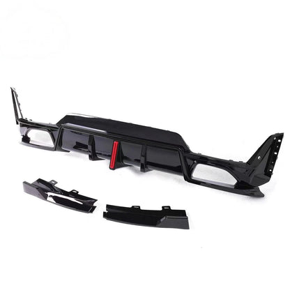 BMW M Sport G20 LCI Gloss Black Rear Diffuser w/ LED