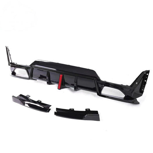 BMW M Sport G20 LCI Gloss Black Rear Diffuser w/ LED