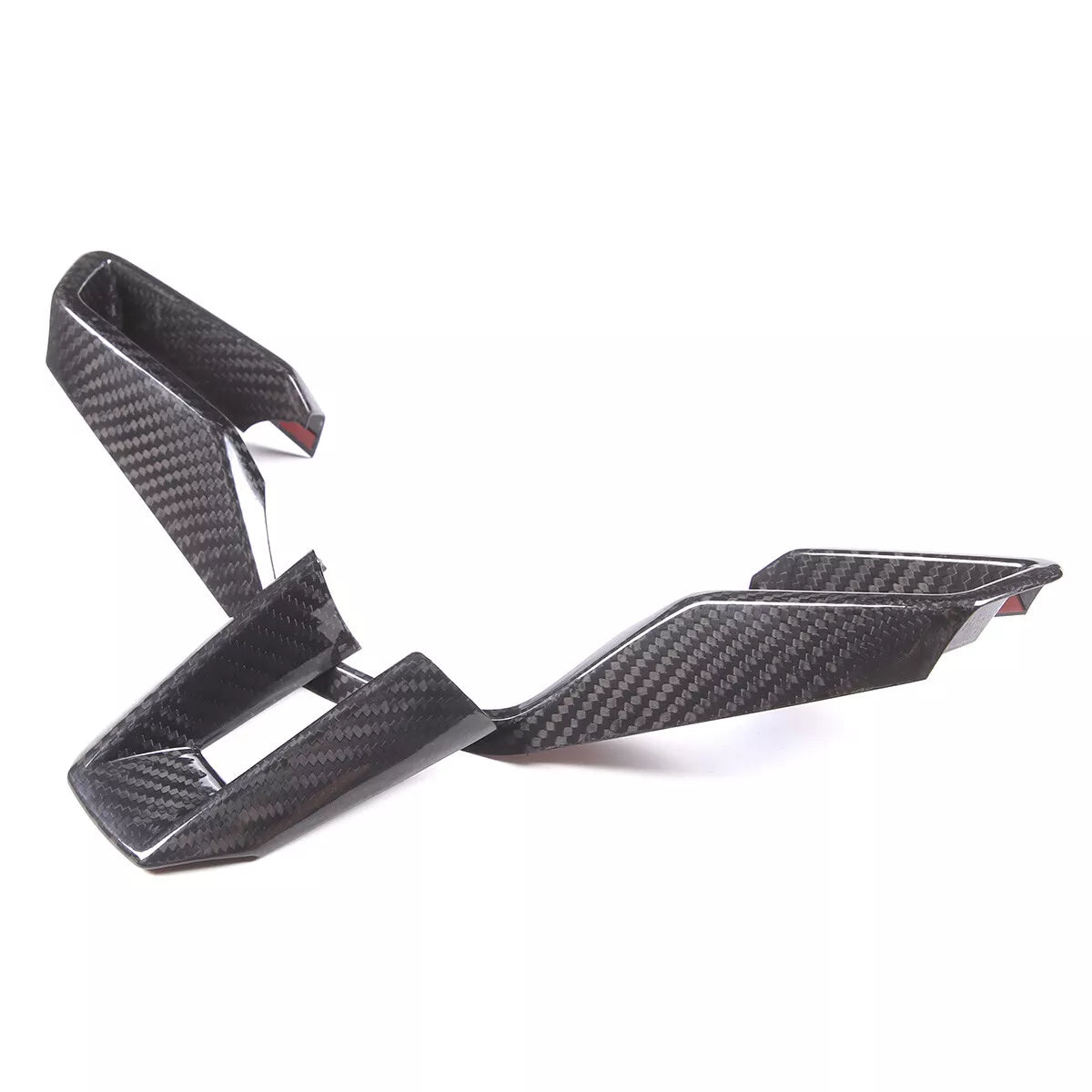 Dry Carbon Fiber Steering Wheel Cover Trim - Porsche Taycan 2019-2023