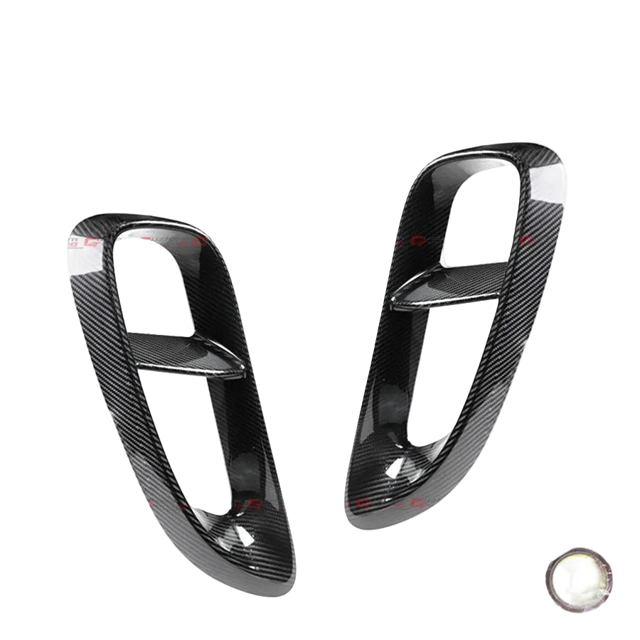 Carbon Fiber Side Vent Trim - Porsche 718 Cayman / Boxster GTS 4.0 2020-2025