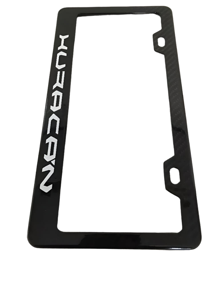 Carbon Fiber License Plate Frame - Lamborghini Huracan