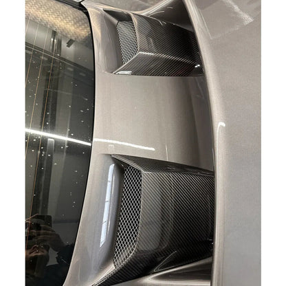 Carbon Fiber Rear Intake Vent Cover Scoops - Porsche 911 991.2 GT3 2017-2019