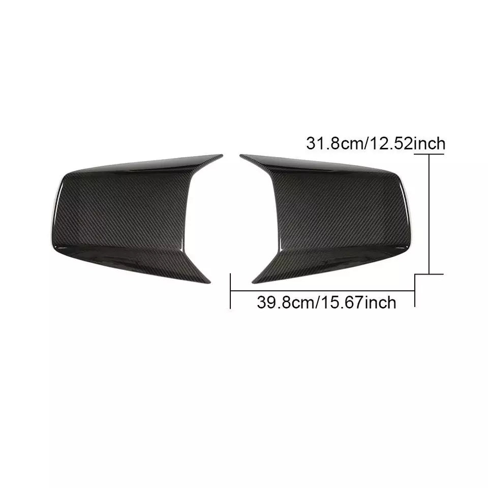 Carbon Fiber Rear Intake Vent Cover Scoops - Porsche 911 991.2 GT3 2017-2019