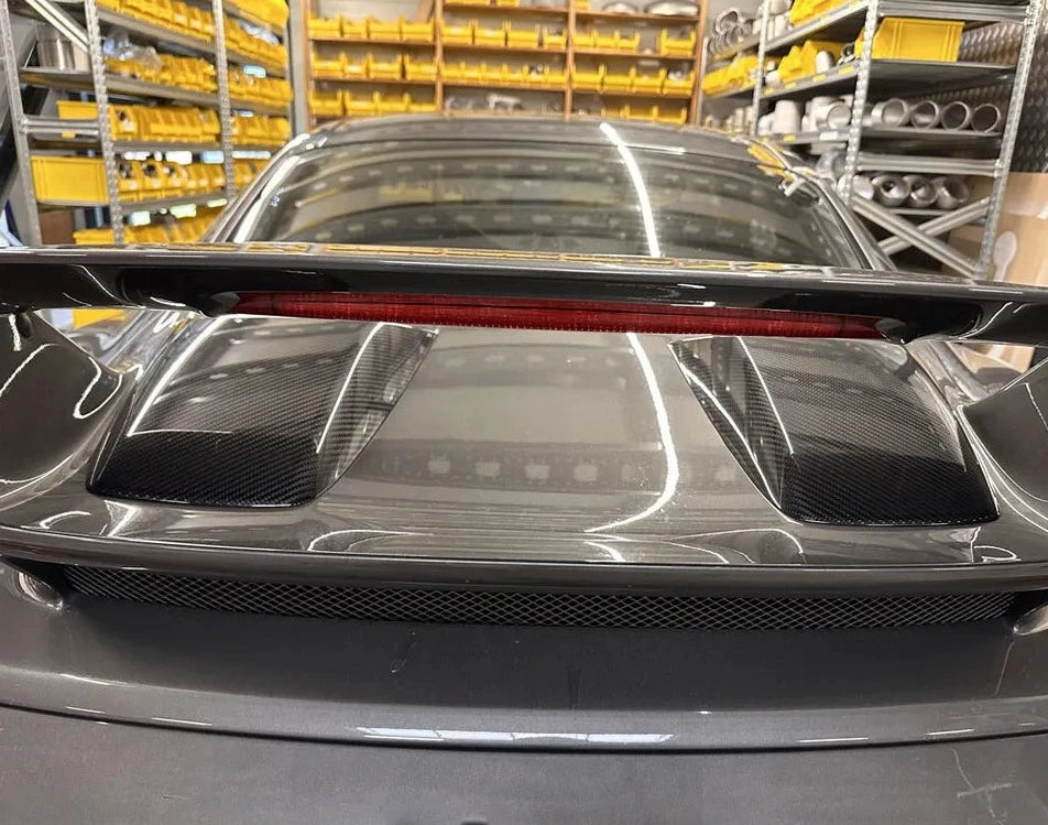 Carbon Fiber Rear Intake Vent Cover Scoops - Porsche 911 991.2 GT3 2017-2019