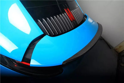 Dry Carbon Fiber Rear Trunk Spoiler Wing - Porsche 911 992 Carrera S / 4 / 4S Coupe 2020-2024