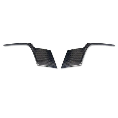 Carbon Fiber Rear Bumper Spoiler Vent Covers - Porsche 911 992 Carrera 2021-2023